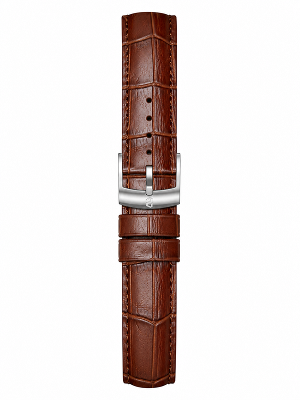 Chestnut Crocodile Strap